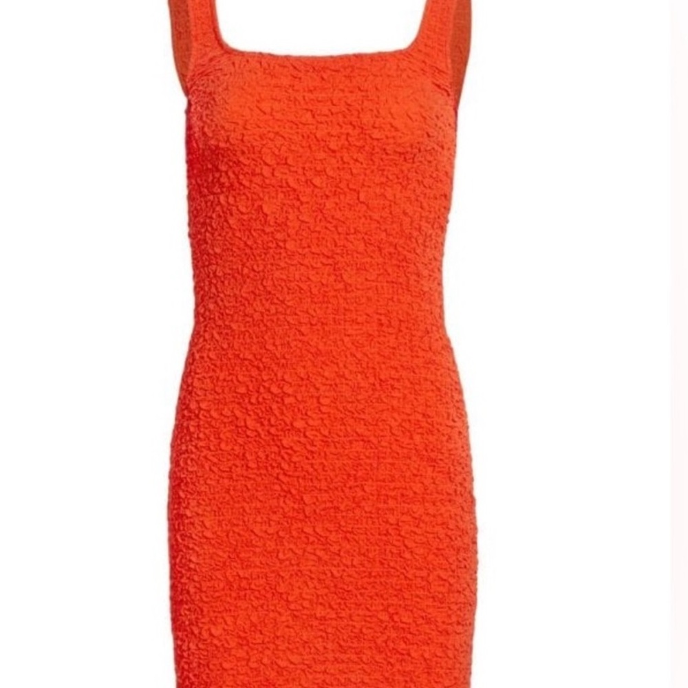 Rails Elegant Orange Textured Dress never worn no tags
